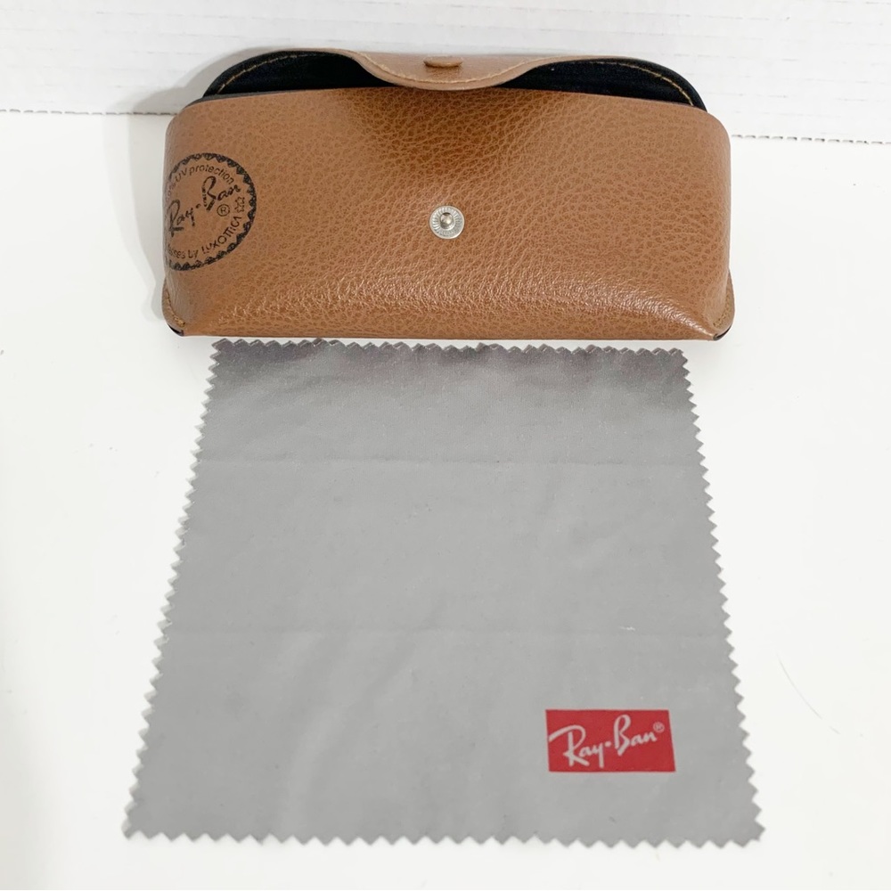 Ray-Ban Optical Soft Cell Eyeglass Case Printed Branding on Front Corner of Case